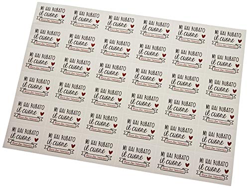 Mopec X825.5 vorgeschnittene Karte „Mi Hai Rubato I“, 5 x 3,5 cm, 36 x Blatt, 5 Stück, Papier, mehrfarbig von Mopec