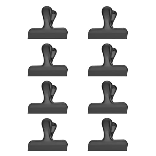 8 Stück Edelstahl-Binder-Clips, Aktenklammern, Metallscharnier-Clips, Datei-Papier für Bastelarbeiten, Zeichenbrett, Lebensmittelbeutel, platzsparende Clips 8 Stück Edelstahl-Binder-Clips, Aktenklammern, Metallscharnier-Clips, Datei-Papier für Bastelarbeiten, Zeichenbrett, Lebensmittelbeutel, platzsparende Clips von Morain