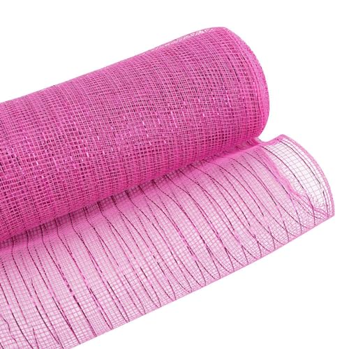 Dekoratives Netzband, 26 cm pro Rolle, Polyester-Netzband, Kränze, Weihnachtsbaumschmuck, Basteln von Morain