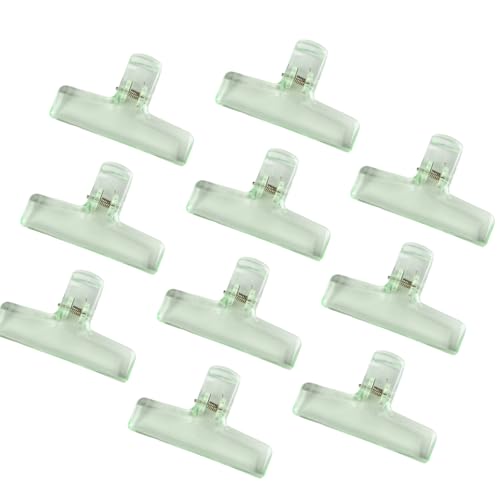 Klare Acryl-Binder-Clips für Lebensmittelbeutel, Fotodatei, Quittung, Zeichenbrett, Küche, Büro, Büro, 10 Stück Klare Acryl-Binder-Clips für Lebensmittelbeutel, Fotodatei, Quittung, Zeichenbrett, Küche, Büro, Büro, 10 Stück von Morain