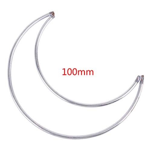 Moon Metal Moons Hoop Handmade for Handmade Wedding Wreath Hanging Handicraft von Morain