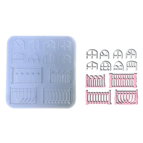 Morain Praktisches Zubehör-Bastelform-Set, praktisches Silikonform-Set für die Herstellung verschiedener und handgefertigter Schmuckstücke von Morain