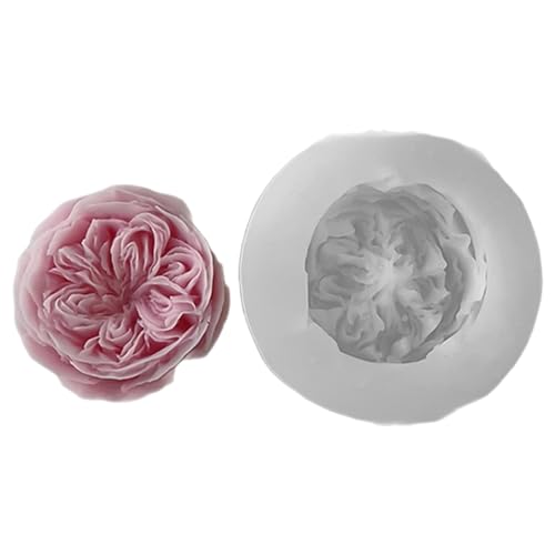 Morain Silikonform für 3D-Blumen, Rose, Kerzen, handgefertigte Formen, Seifenherstellung, Silikon von Morain