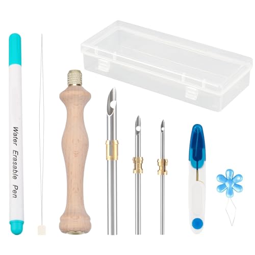Morain Stanznadel Set Mit Holzgriff Schere Big Eye Perlen Nadel Threader Schere Für Schmucknadelnähte Nähwerkzeuge Morain Stanznadel Set Mit Holzgriff Schere Big Eye Perlen Nadel Threader Schere Für Schmucknadelnähte Nähwerkzeuge von Morain