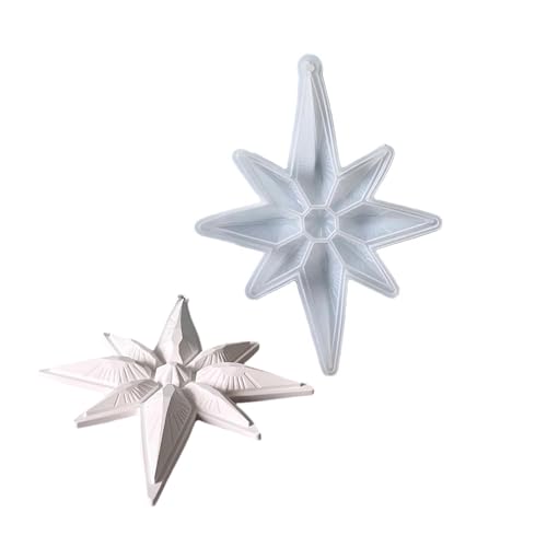 Silikonform mit Weihnachtsbaum-Stern-Anhänger, geeignet für Kunstharzkunst, Seife, mit detaillierten Designs, stabile Silikonform für Projekte Silikonform mit Weihnachtsbaum-Stern-Anhänger, geeignet für Kunstharzkunst, Seife, mit detaillierten Designs, stabile Silikonform für Projekte von Morain