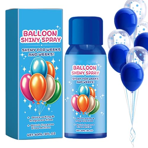 Moreeulsi Ballon-Hochglanzspray,Ballon-Glanzspray | Sofortiger Hochglanzglanz für Luftballons - Schnell trocknender Aufheller, eleganter Glanz-Finish-Spray-Ballon-Aufheller für Halloween, Geburtstage von Moreeulsi
