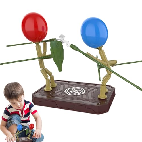 Moreeulsi Ballon-Kampfspiel,Balloon Bamboos Man Battle - Neues Balloon Man Battle Ballon-Kampfspiel | Interaktiver Holzzaun-Marionetten-Ballon für 2 Spieler, Familie, Partys von Moreeulsi