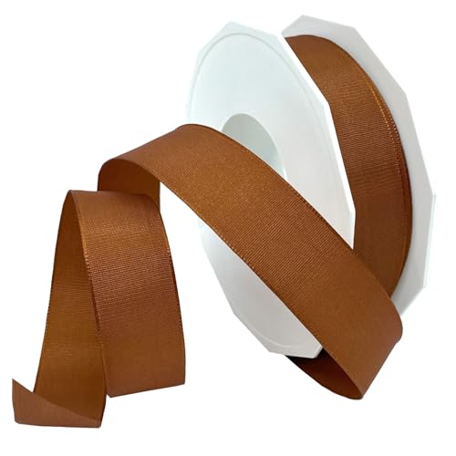 Morex Ribbon Drahtgebundenes Taft-Europa-Band, 2,5 cm x 27 m, Zimt von Morex Ribbon