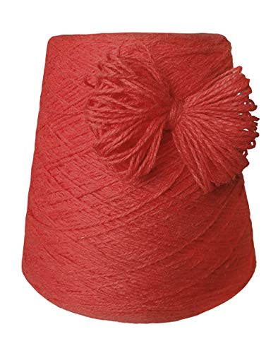 Strickwolle 1 kg 1000g Schurwolle Schafwolle dicke Wolle zum Stricken günstig kaufen Handstrick Häkelwolle Häkeln Garn Nadel 3 3,5 4 - Rot von Moschen Bayern