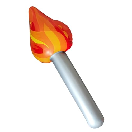 Moslalo Fackel-Requisite, gefälschte Fackel - Gefälschte aufblasende Flamme,Aufblasbare Taschenlampe, lustige Taschenlampe zum Aufblasen, gefälschte Taschenlampe für Partydekorationen, von Moslalo