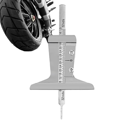 Moslate Reifenrillentiefenmessgerät, Reifentiefenrillenmessgerät,Messgerät zum Messen der Reifenprofiltiefe - Autoreifen-Tiefenmessgerät für SUV, Wohnmobil, LKW, Motorräder von Moslate