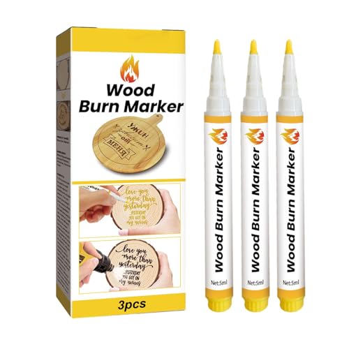 Moslate Scorch Filzstift, 5 ml, innovative Holzmarker, sicheres Holzbrenn-Set für Handwerk, Kunst, Herstellung von Moslate