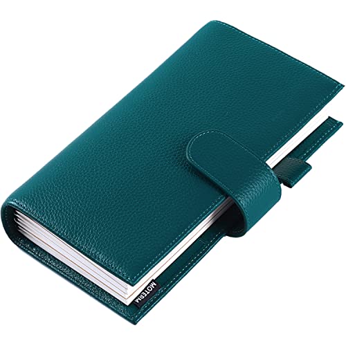 Moterm Companion Traveler's Notizbuch Cover - Verbessertes Design mit Rückentasche (Standard Größe, Kiesel-Tiefes teal) von Moterm