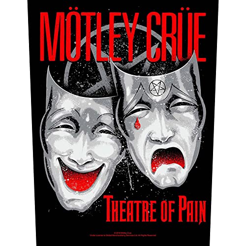 Motley Crue Theatre of Pain Backpatch/Rückenaufnäher von Motley Crue