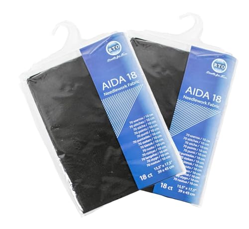 Mouldmaster Aida22PK03 Aida 18 schwarz 2 Stück, 39cm x 45cm von Mouldmaster