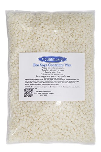 Mouldmaster Gips-Pulver Soja Behälter Kerze Wachs Pellets 500 g, Creme/aus weiß von Mouldmaster