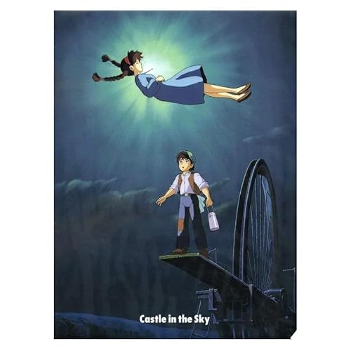 Movic Castle in the Sky Laputa 646831 Dokumentenmappe "Girl Falling From The Sky", A4, transparent von Movic