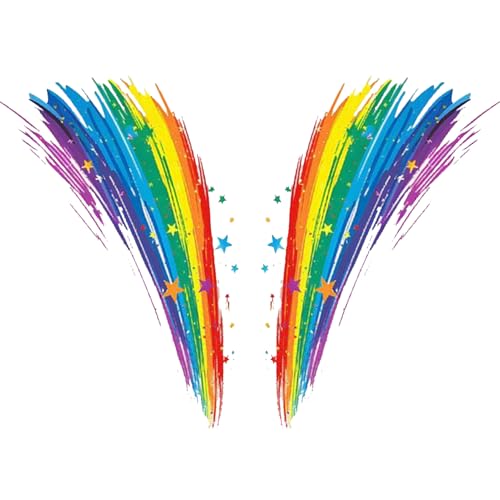 Moxeupon Regenbogen Aufkleber - Wasserdichte Regenbogen Fensteraufkleber | Wasserdichte Auffällige Dekoration Mit Lebendigen Farben Für Türen Motorräder Freunde Kollegen Moxeupon Regenbogen Aufkleber - Wasserdichte Regenbogen Fensteraufkleber | Wasserdichte Auffällige Dekoration Mit Lebendigen Farben Für Türen Motorräder Freunde Kollegen von Moxeupon