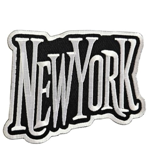 New York City bestickter Aufnäher - 12,7 x 10,1 cm - Bügelbild / Aufnäher für Jacken, Hüte, Rucksäcke und Streetwear von Mr. Patches von Mr Patches