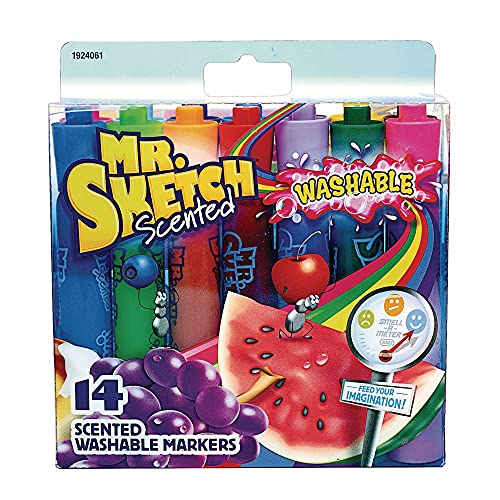 Mr.Sketch Scented Washable Marker Set 14/Pkg-Chisel von Mr. Sketch