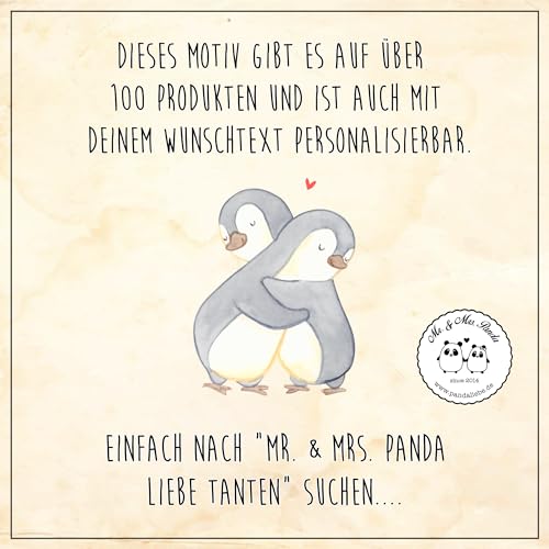 Mr. & Mrs. Panda Grußkarte Liebe Tanten - Geschenk, Eltern Verstärkung, Familie, Unterstützung, Glückwunschkarte, Dankbarkeit, Klappkarte, von Mr. & Mrs. Panda