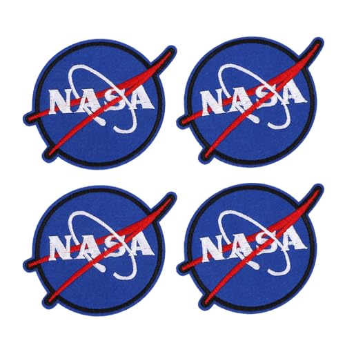 NASA-Aufnäher, 8 Stück, Bestickte Aufnäher, Gestickte Patriotische Abzeichen, 8 Stück NASA-Aufnäher, Bestickte Aufnäher, Zum Aufbügeln, Dekoration für Selbstgemachte Jeans, von Mrisata