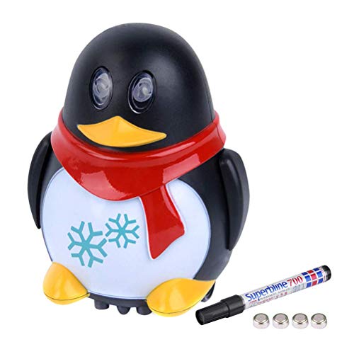 Pinguin-induktives Spielzeug, Niedliches Pinguin-Modell, Kann Automatisch der Gezeichneten Linie Folgen, Kreatives für, Geeignet für, Pädagogisches Spielzeug (Schwarz) von Mrisata