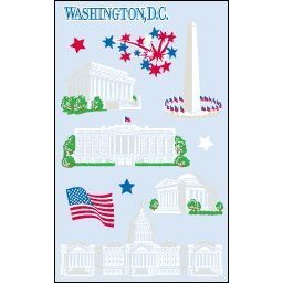 Mrs. Grossman's Stickers - Washington, D.C. by Mrs. Grossman's von Mrs.Grossmans