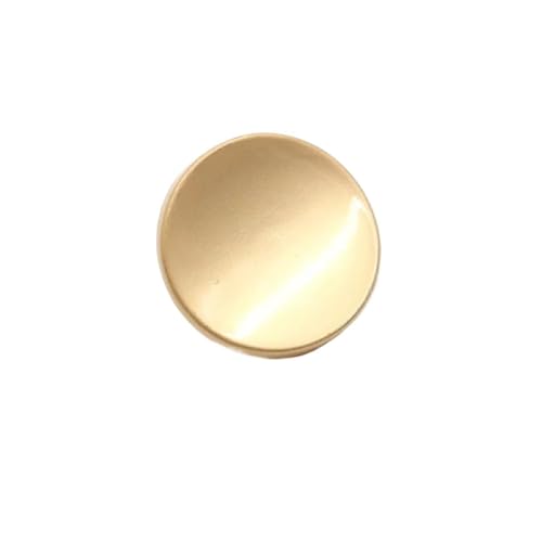 10 Stück 25mm goldene Metallknöpfe für Pullover- und Manteldekoration, DIY-Zubehör, Farbe 2, Einheitsgröße 10 Stück von Mtjujuswo