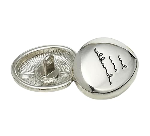 10 Stück Knöpfe, goldene Metallknöpfe für Mäntel und Pullover, Farbe 2-10 Stück, 15mm 10 Stück Knöpfe, goldene Metallknöpfe für Mäntel und Pullover, Farbe 2-10 Stück, 15mm von Mtjujuswo