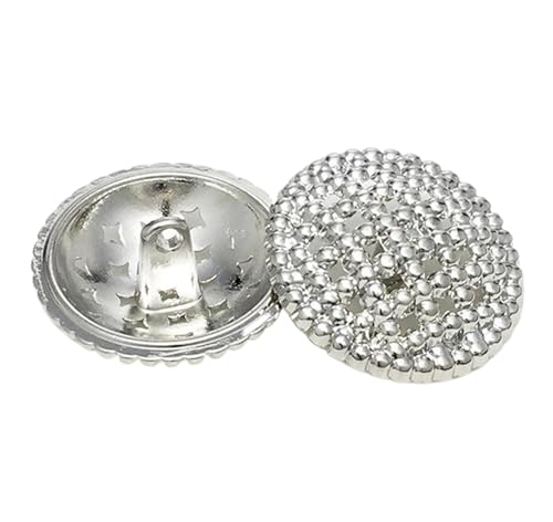 10 Stück Knöpfe Silber Metallknöpfe für Bekleidung, Farbe 4-10 Stück, 17,5mm 10 Stück Knöpfe Silber Metallknöpfe für Bekleidung, Farbe 4-10 Stück, 17,5mm von Mtjujuswo