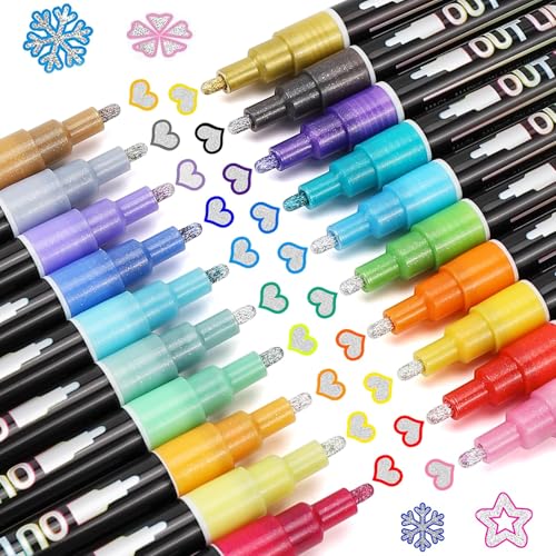 Muchcute Shimmer Marker Stifte, 20 Farben von Muchcute