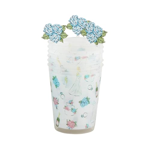 Mud Pie Damen Bride Party Tasse Geschenkset, Weiß, Weiss/opulenter Garten, Einheitsgröße von Mud Pie