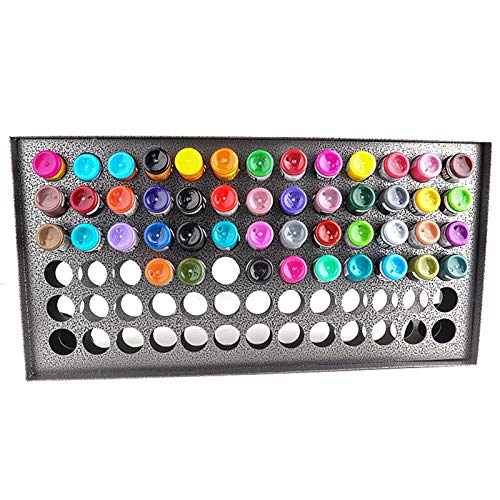 Mudshape 78-Loch Tattoo Tinte Rack Wand montiert Tinte Flasche Display Halter Stand Organizer, Tattoo Makeup Pigment Tinte Tasse Halter Tattoo Pigment Body Art Tattoo Ink Rack Wandmontage Tattoo von Mudshape