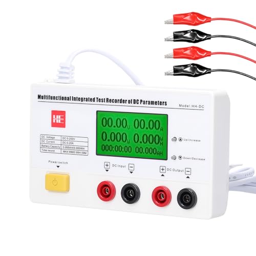 Digitalanzeige Solar-Photovoltaik-LED-Straßenlaternentester Multifunktionaler Gleichstromparameter-Testrekorder Hochgenaues Coulometer von Mulcort