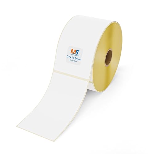 Multi-Shopping Thermo Eco Etiketten 57 x 102 mm - 700 Stück je Rolle - Kern: 25 mm -permanent haftend von Multi-Shopping