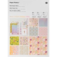 Bastelpapier-Block "Flower Power" von Rico Design