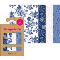 Décopatch Pocket Hot-Foil Collection Mix and Patch "Nature Royal Blue" von Multi