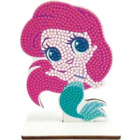 Diamond Painting "Crystal Art Buddy", 11 x 8 cm - Little Mermaid von Multi