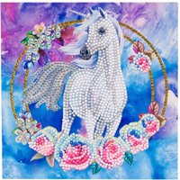 Diamond Painting "Crystal Art Card" - Unicorn Garland von Craft Buddy