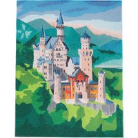 Diamond Painting "Crystal Art Kit", 40 x 50 cm - Neuschwanstein Castle von Multi