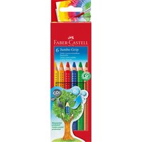 FABER-CASTELL Buntstifte "Jumbo Grip" - 6er-Set von Multi