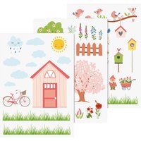 Fenster Sticker "Garten" von Multi