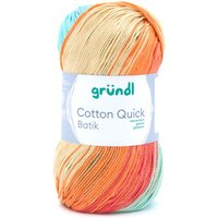 Gründl Cotton Quick Batik - Hellblau/Grün/Mais/Orange von gründl