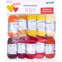 Gründl Cotton Quick Mini "Shades of Yellow and Red" von Multi