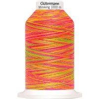 Gütermann Nähgarn Miniking Multicolor, No. 120 - 9878 Pink-Orange von Gütermann creativ