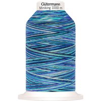 Gütermann Nähgarn Miniking Multicolor, No. 120 - 9957 Blau von Multi