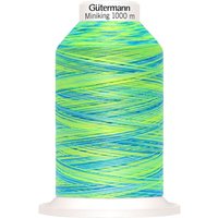 Gütermann Nähgarn Miniking Multicolor, No. 120 - 9968 Lime von Multi