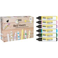 KREUL Candle Pen "Bee Happy", 6er Set von Kreul