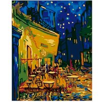 Malen nach Zahlen "Van Gogh - Cafe" von Figured'Art